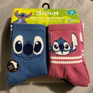 Disney Stitch Shortie Crew Socks